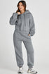 Dropped Shoulder Hooded Top and Pants Active Set - Odaingerous